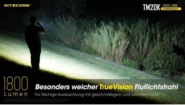 Produktbild Nitecore TM20K - 20000 Lumen (14.55 cm, 3100 lm)