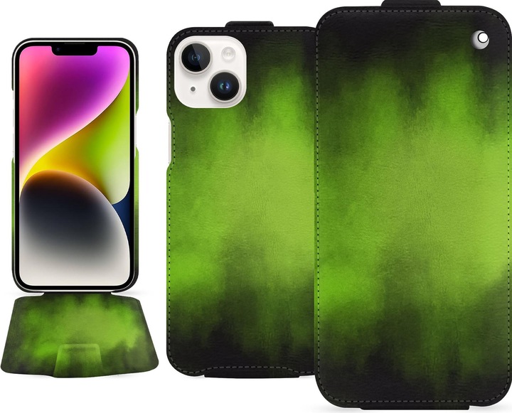 Actual product image Noreve Vertical leather shell (Apple iPhone 15 Plus)