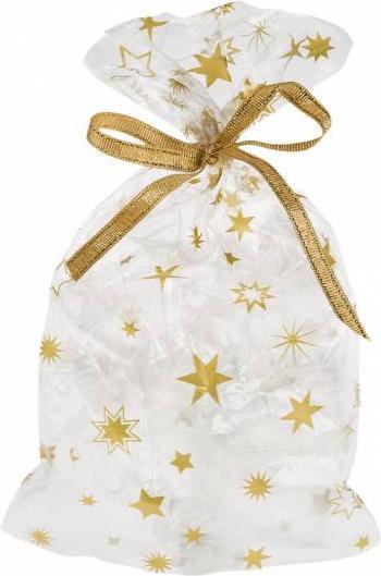 Produktbild Magni Bodenbeutel PP 10er 11x19cm goldenen Sterne