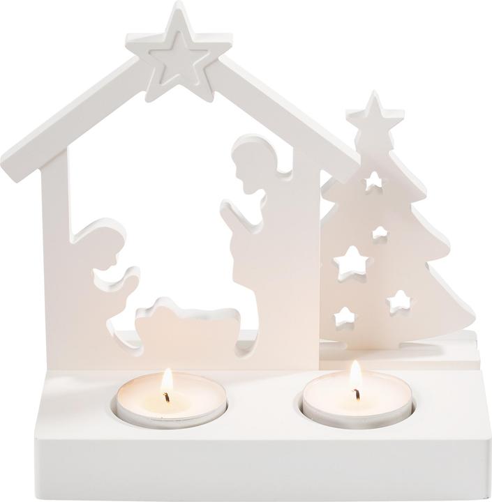 Image du produit Hobby Fun Silikon-Giessform "2-Teelichthalter mit Schlitz"