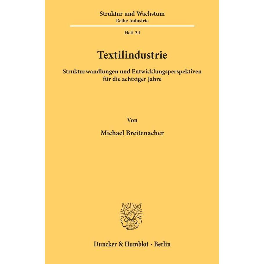 Thumbnail - Textilindustrie., Fachbücher von Michael Breitenacher
