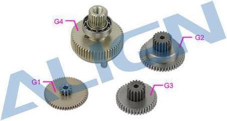 Actual product image Align DS825 Servo Gear Set