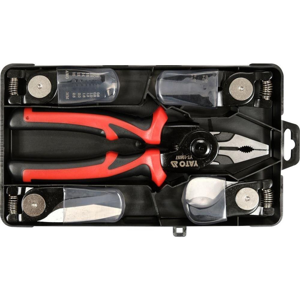 Yato, Zange, Zestaw Szczypiec Dla Elektryków 5w1 (200 mm)