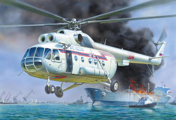 Produktbild Zvezda MIL MI-8 Rescue Helicopter (RR)