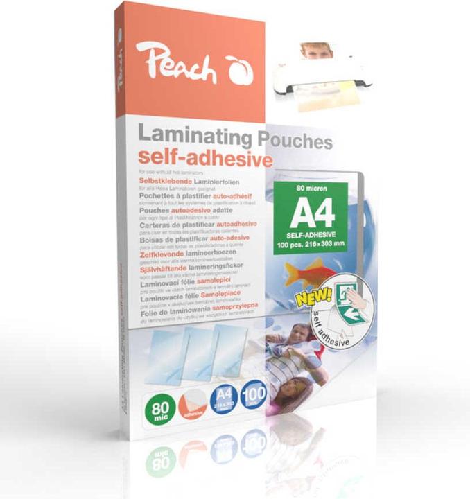 Immagine prodotto Peach Pellicola di laminazione A4 (A4, 100 pz., 80 µm)