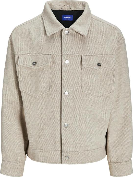 Jack & Jones Jorridgewood Melange Overshirt Ls (L)