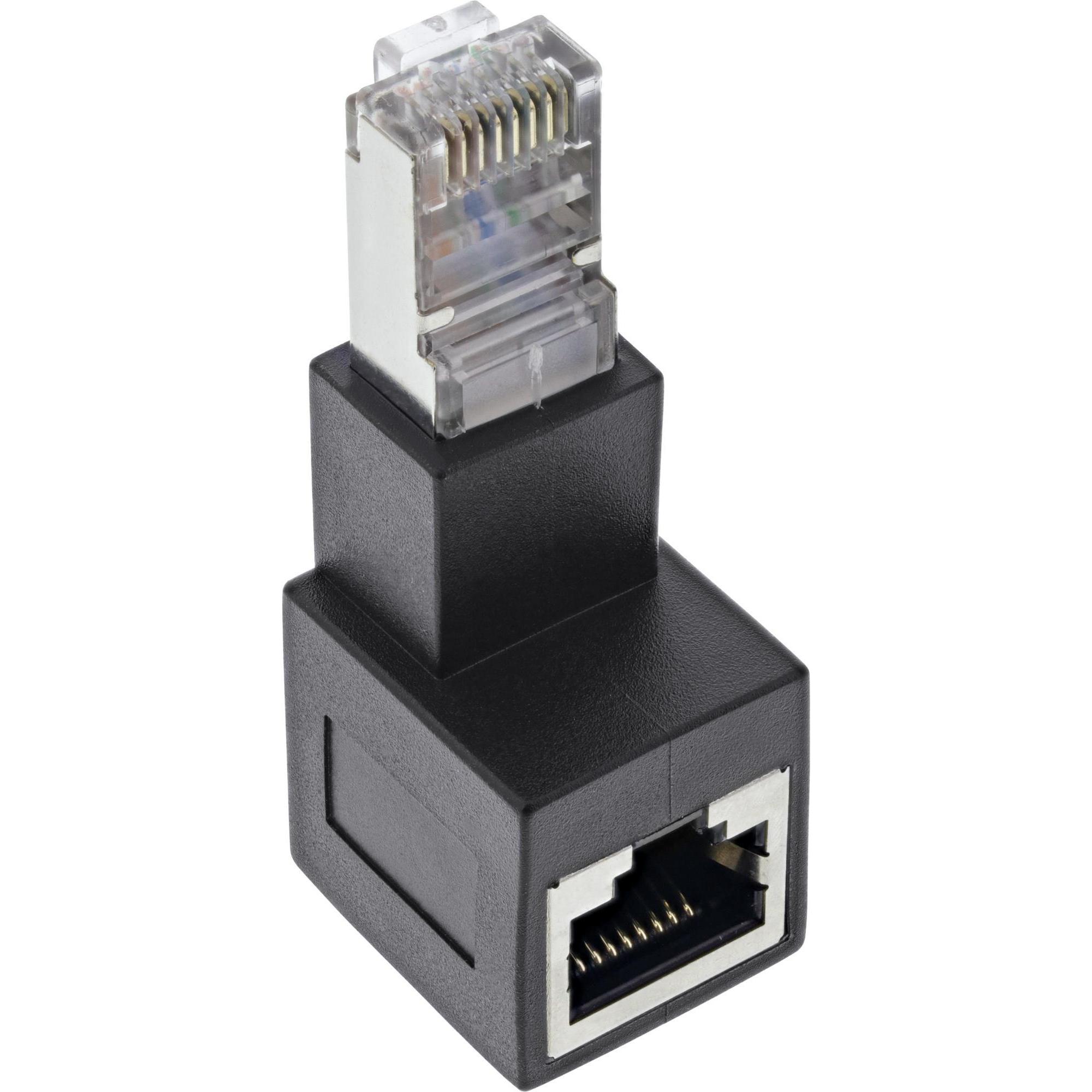 Thumbnail - InLine RJ45 Adapter (RJ45 (1x)), Netzwerkadapter, Schwarz
