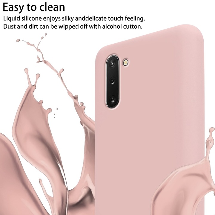 Actual product image Cadorabo Necklace Case Liquid TPU Handy Kette Liquid (Samsung Galaxy Note 10)