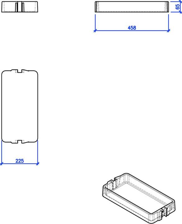 Produktbild Peka Metall Einhängeschalen, Kunststoff (1 Stk.)
