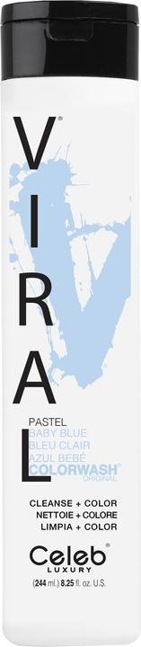 Celeb Luxury Viral Colorwash Pastel Baby Blue 244ml (240 ml, Flüssiges Shampoo)