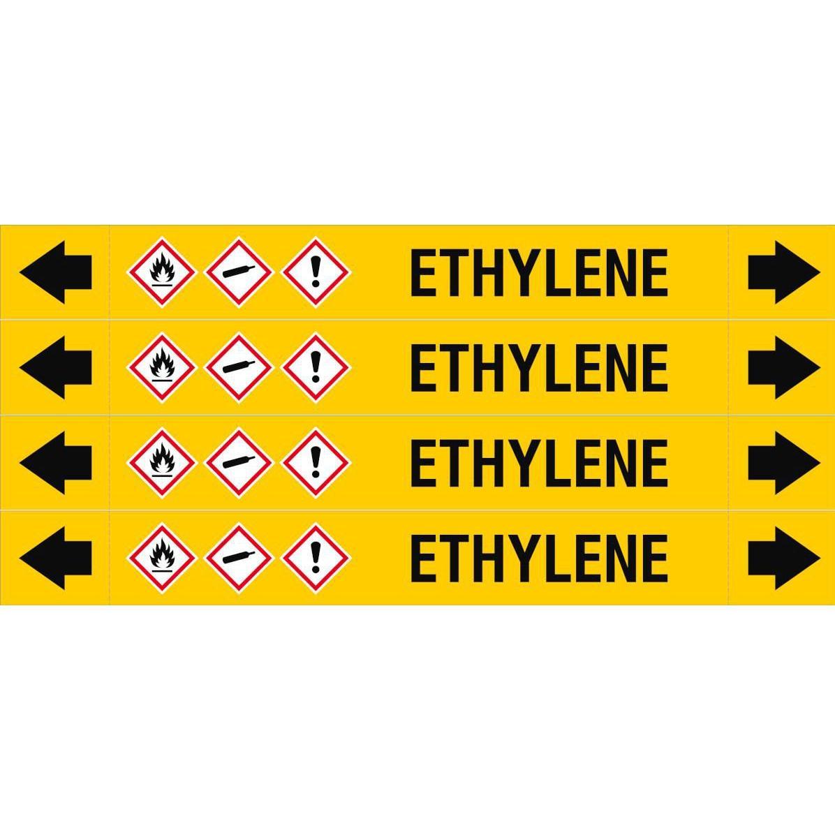 Brady, Etiketten, ASME - Pipemarkers - Ethylene