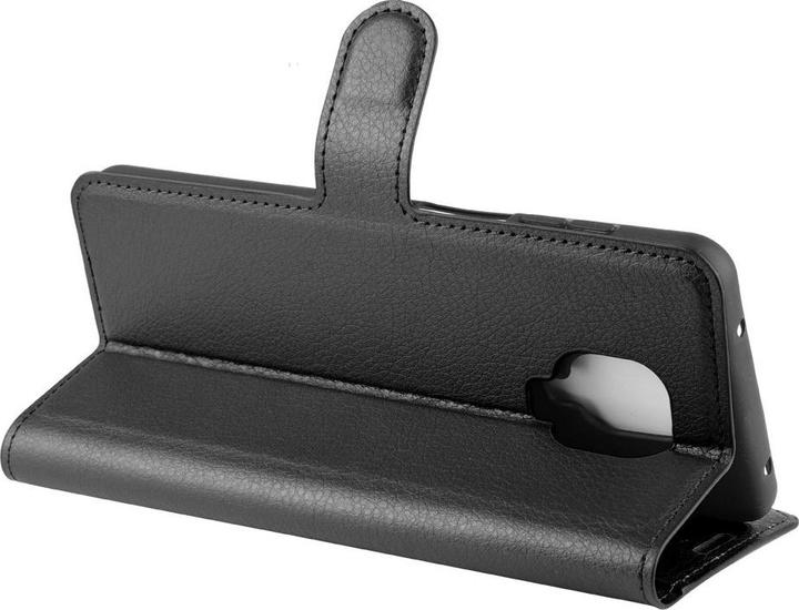 Actual product image Cover-Discount Xiaomi Redmi Note 9 Pro - leather case cover black (Xiaomi Redmi Note 9 Pro)