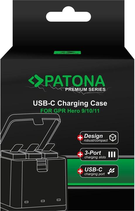 Actual product image Patona Batteries Replacement Triple Charger USB