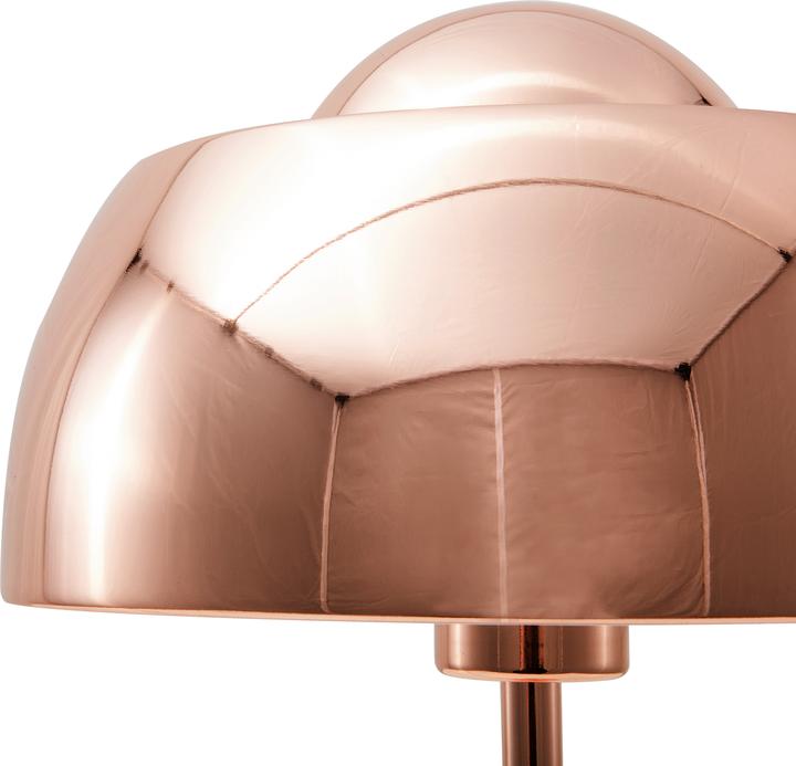 Produktbild Beliani Tischlampe kupferrot 44 cm rund SENETTE (E27)