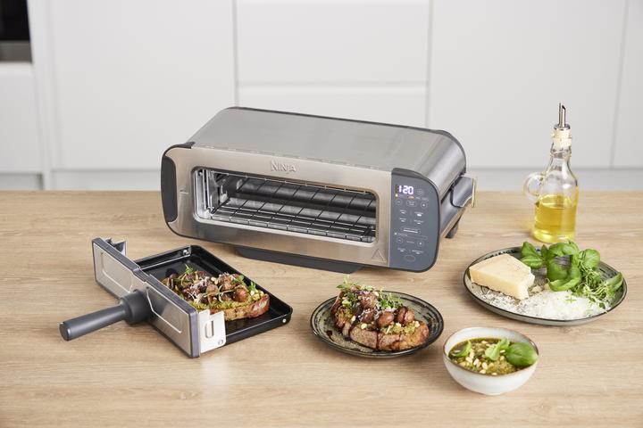 Image du produit Ninja 3-in-1 Multifunctionele Toaster, Grillplaat en Panini Maker - 7 Roosterstanden - RVS - ST202EU
