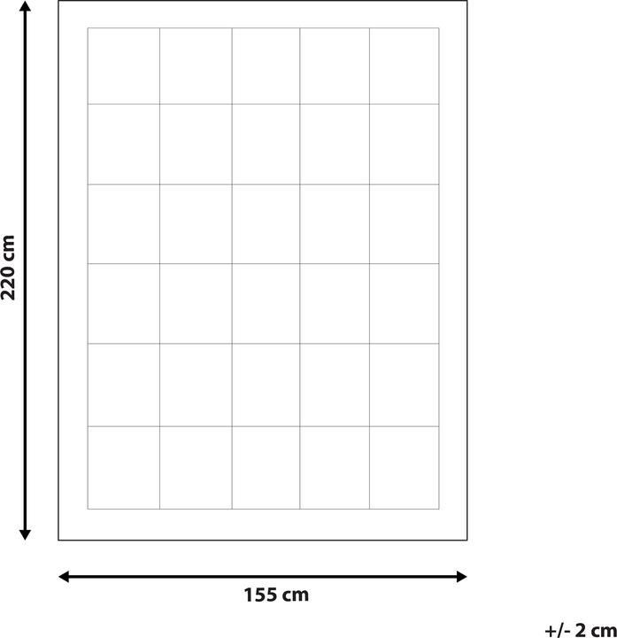 Image du produit Beliani Howerla (1193 g, Microfibre, 155 x 200 cm)