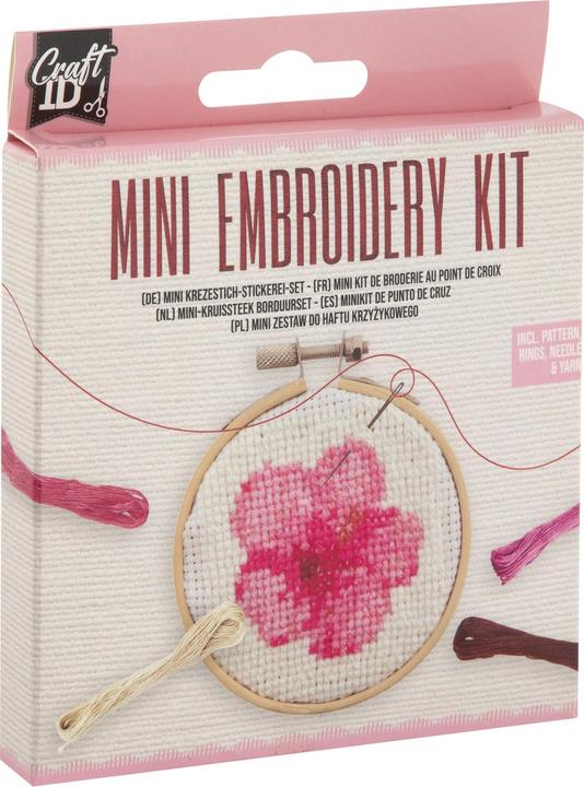 Grafix Craft ID - Mini embroidery kit - Flower (CR1711)