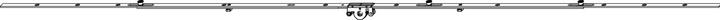 Maco MM Kantenverschluss mittig 3iS, DM 15 mm, FFB 1001-1400 mm (208331)