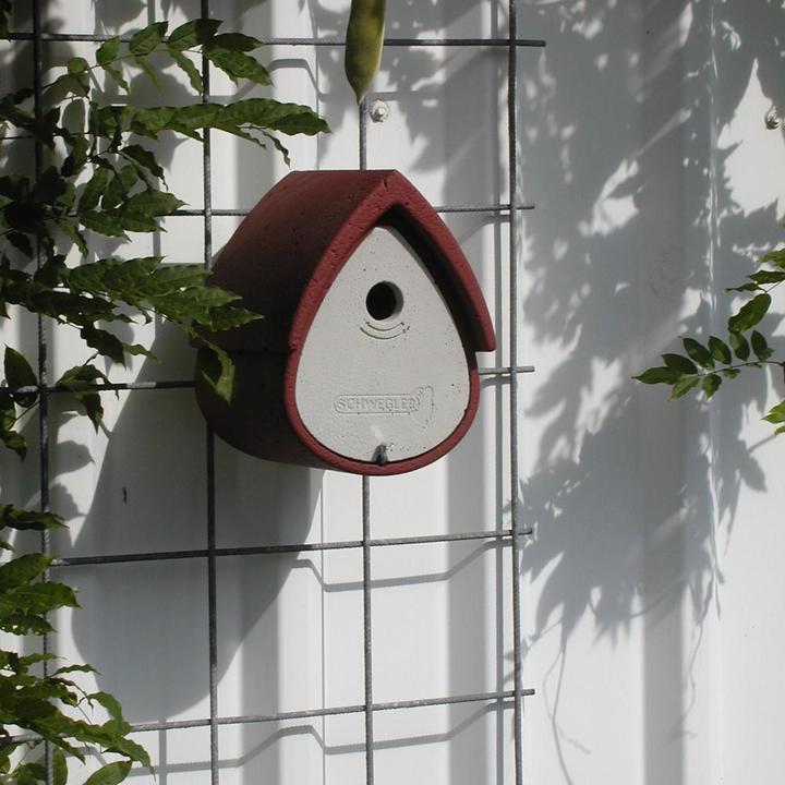 Produktbild Schwegler 00155/9 Nisthöhle Meisenresidenz 1 MR 27 x 19 x 23, rot / grau