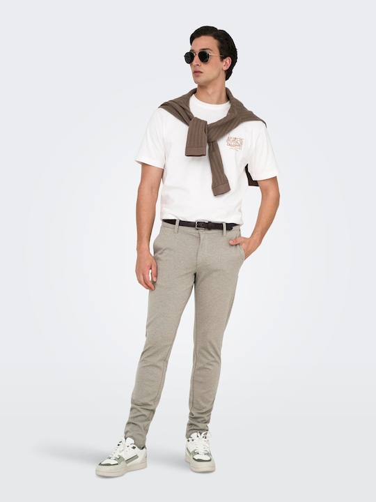 Produktbild Only & Sons Onsmark Slim Tap 0209 Melange Pant Noos (29)
