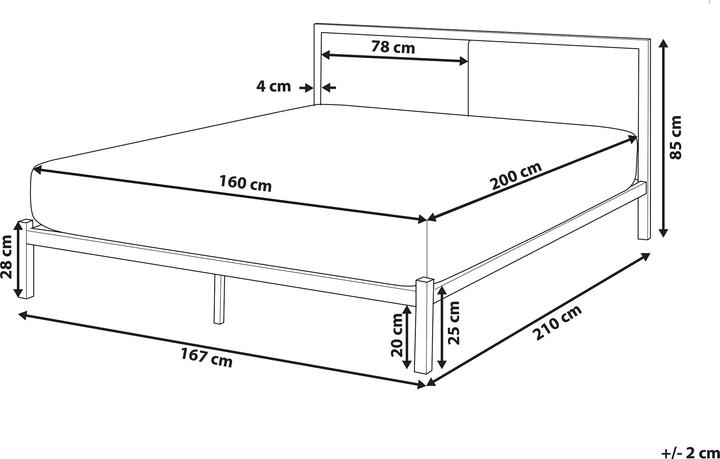 Produktbild Beliani Clamart (160 x 200 cm)