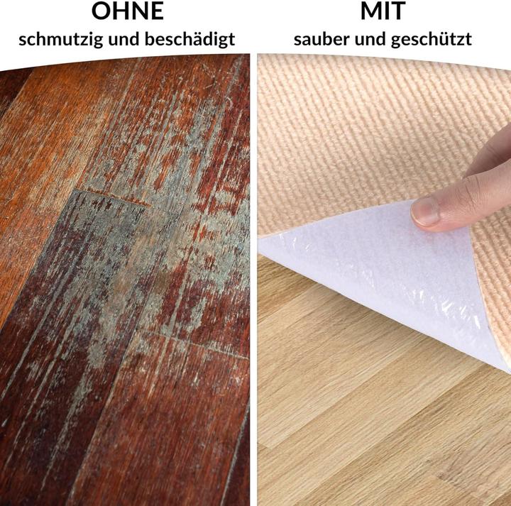 Actual product image Anro Selbsthaftende Bodenschutzmatte für Bürostuhl (90 x 120 cm)