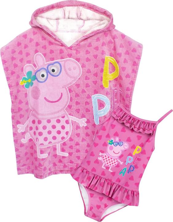 Image du produit Peppa Pig Ensemble maillot de bain et poncho fille (92)