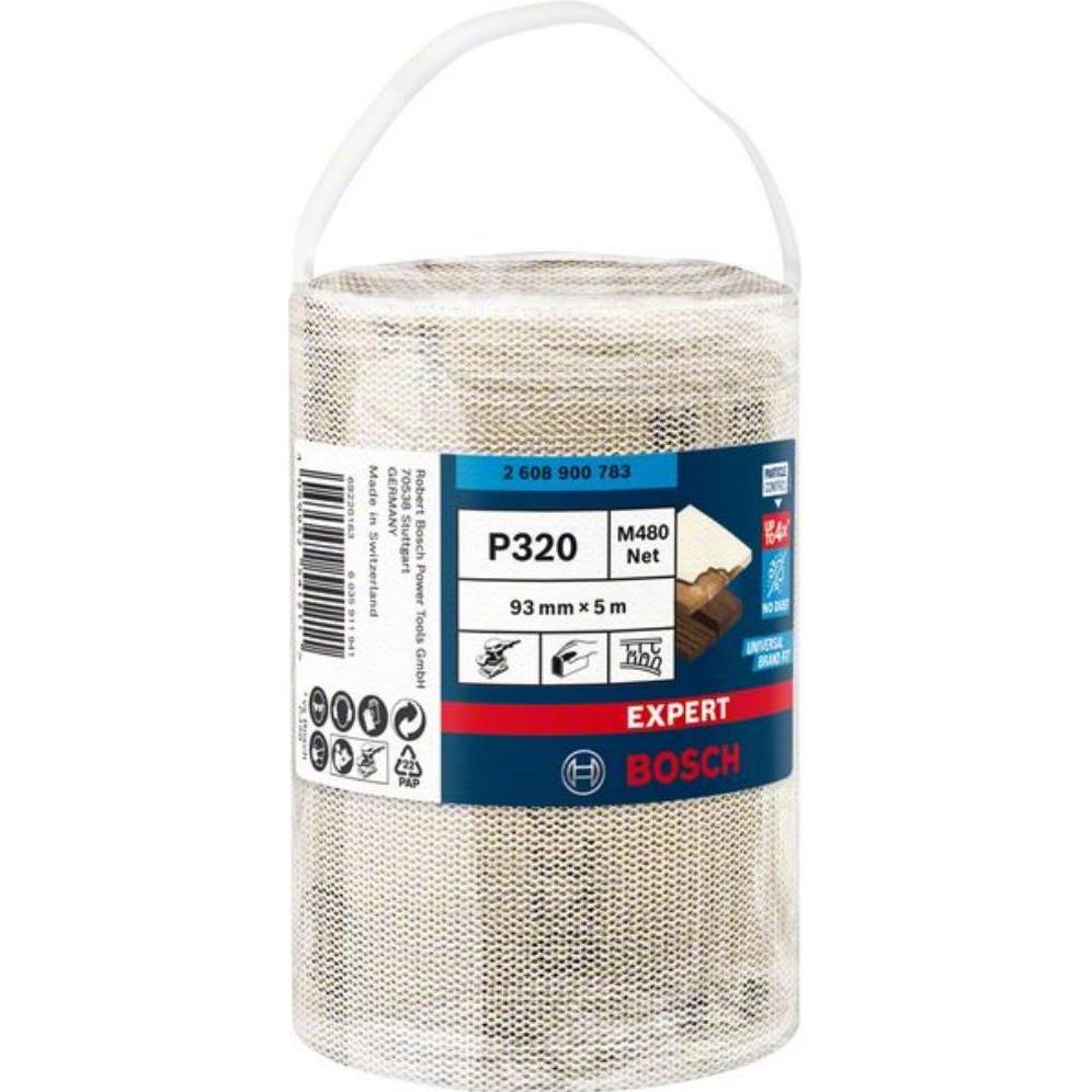Thumbnail - Bosch Professional Zubehör, Schleifmittel, EXPERT M480 Schleifnetzrolle, 93 mm, 5 m, G 320 (320)