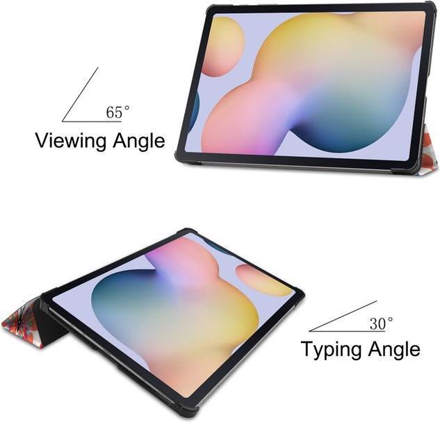 Produktbild MU Style Dreifach faltbare Hülle mit Muster (Galaxy Tab S7+)