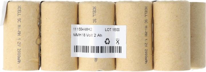 Immagine prodotto AccuCell Batteria per utensili senza alloggiamento per l'auto-installazione (15 pz., 2000 mAh, Accumulatore di carica elettrica)