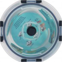 Actual product image Quttin round lunch box with lid empty 17x7.1cm