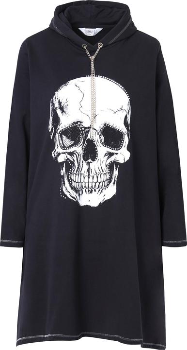 Actual product image Angel of Style A-line hoodie with skull and decorative seams (46, 48)