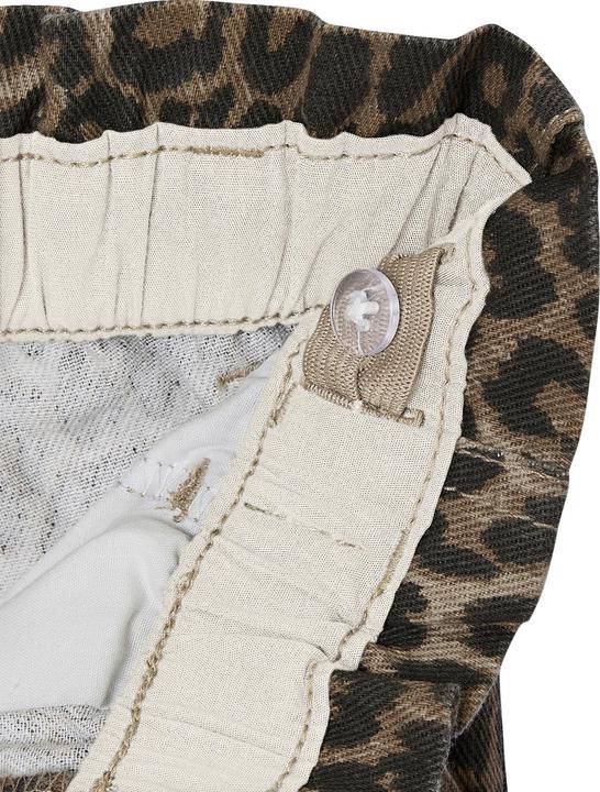 Actual product image Vertbaudet Weite Mädchen Paperbag-Hose mit Leopardenmuster (140)