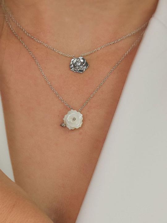 Immagine prodotto Engelsrufer Collana di rose (Argento 925, Pietra colorata, 40 cm)