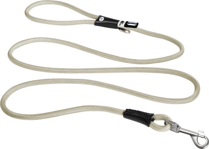 Curli Hondenriem Stretch Comfort ø 8 mm / 1,8 m, Lichtbruin (M, Hond, Algemeen)