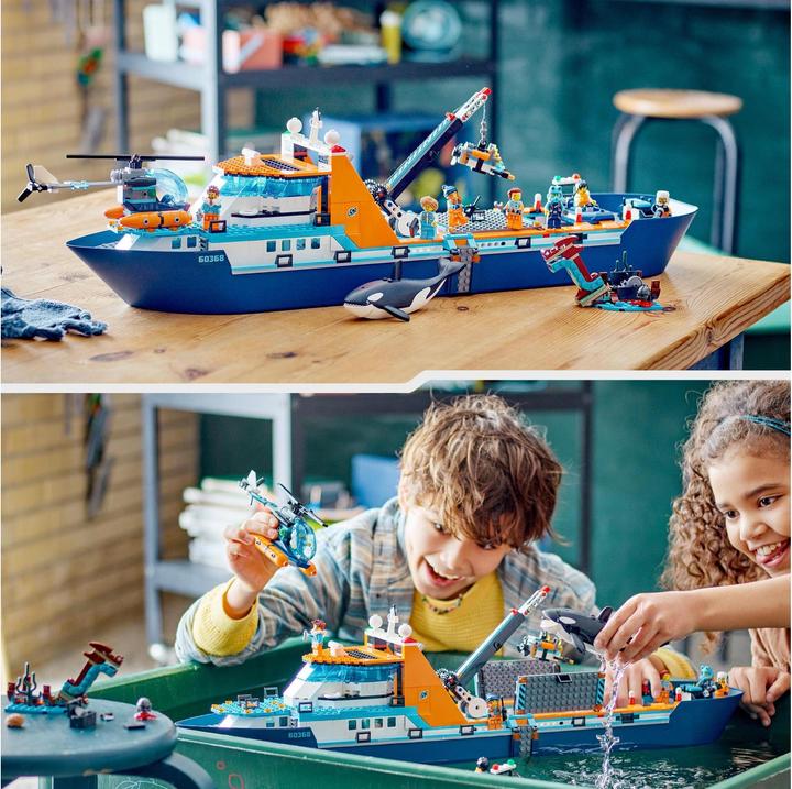 Image du produit LEGO Navire de recherche sur l'Arctique (60368, LEGO City)