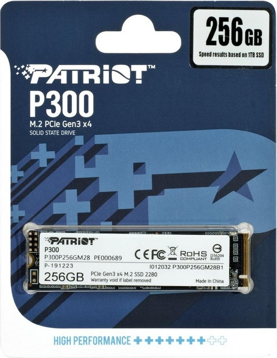 Produktbild Patriot P300 (256 GB, M.2 2280)