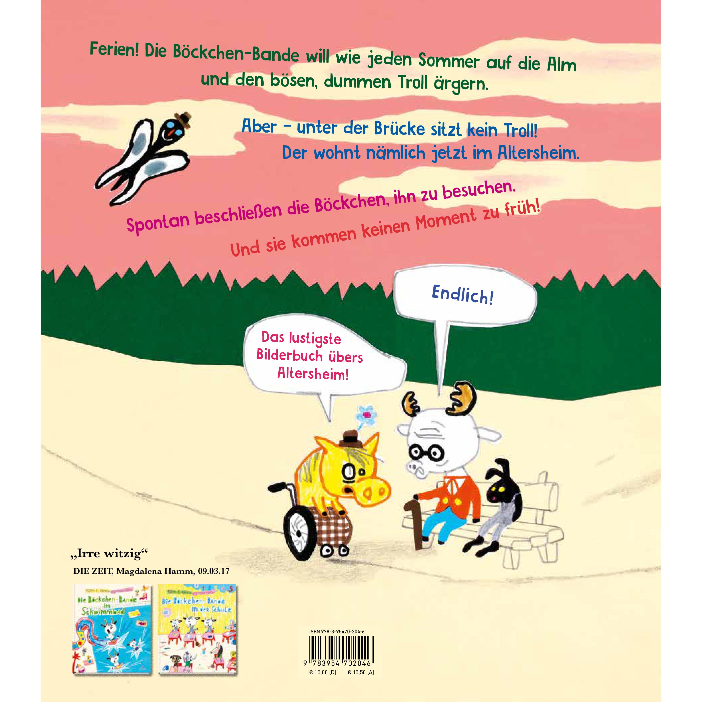Die Böckchen-Bande im Altersheim, Kinderbücher von Bjørn F. Rørvik