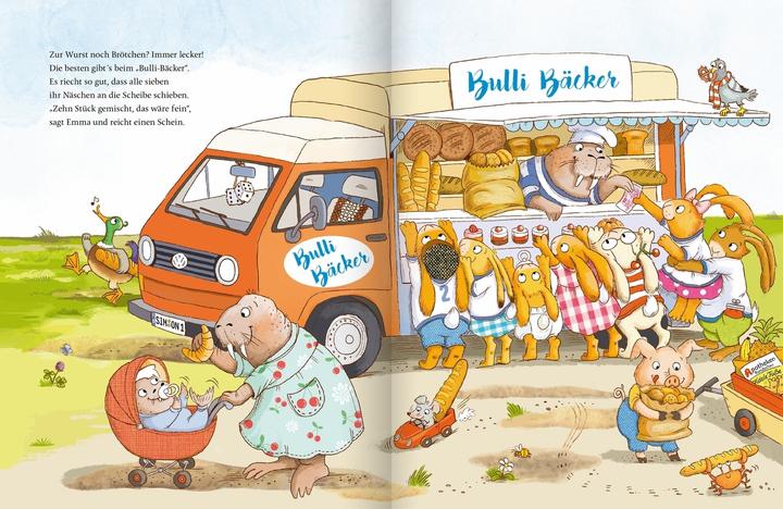 Image du produit Wenn sieben wilde kleine Hasen dem Nachbarn gleich zu Hilfe rasen (Allemand, Sabine Praml, 2022)