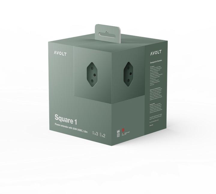 Produktbild Avolt Square 1 (5 x, Typ 13, USB-C, 1.80 m)