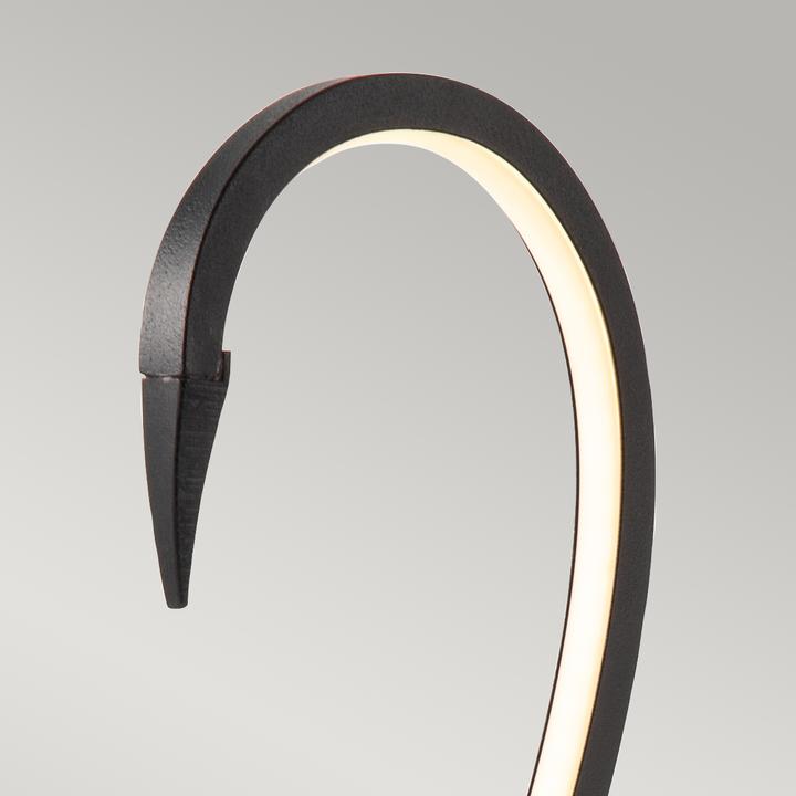Actual product image Elstead Lighting Elstead Flamingo LED table lamp black 6W warm white FLAMINGO-TL-BLK (420 lm)