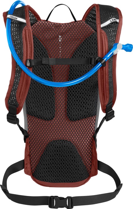 Actual product image Camelbak LOBO 9 Litre Hydration Cyling Backpack with 2 Litre Reservoir - Fired Brick/Black - 9 Litre (9 l)
