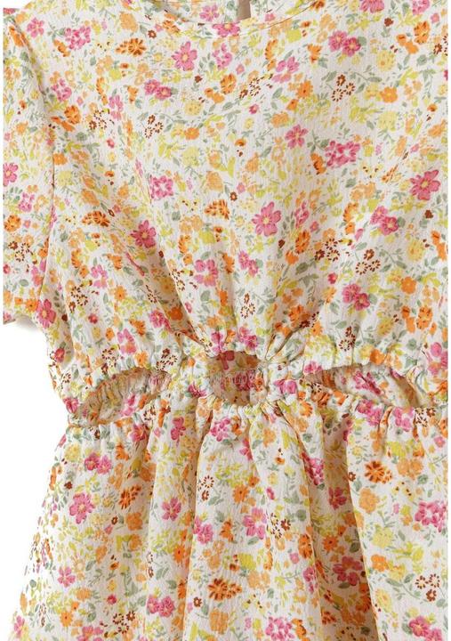Produktbild Minoti Kleid Mädchen Ausschnitt kurzärmlig (128)