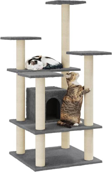 Produktbild vidaXL Katzenbaum (110 cm, Dunkelgrau)