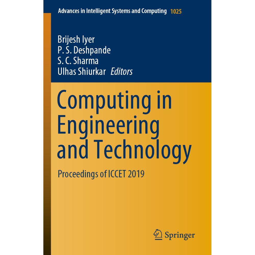 Computing in Engineering and Technology, Fachbücher von Brijesh Iyer, S. C. Sharma, P. S. Deshpande, Ulhas Shiurkar