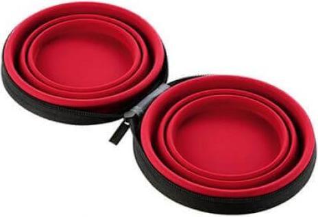 Actual product image Hunter Silicone travel bowl with bag List (0.15 l)