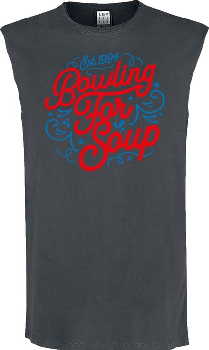 Actual product image Amplified Womens/Ladies Swirly Bowling For Soup Sleeveless Tank Top (S)
