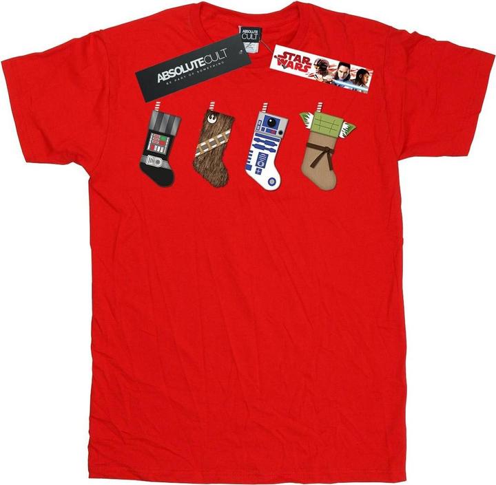 Image du produit Star Wars - T-shirt CHRISTMAS STOCKINGS - Fille (140, 146)