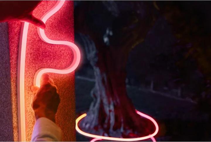 Actual product image Philips Hue Neon Gradient Outdoor Lightstrip (RGBW, 500 cm, Outdoor)