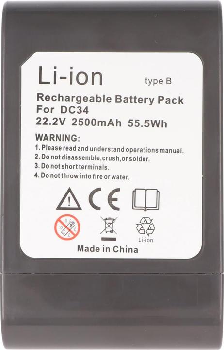 Produktbild AccuCell Akku Dyson DC34, DC35, DC45 Typ B, DC57